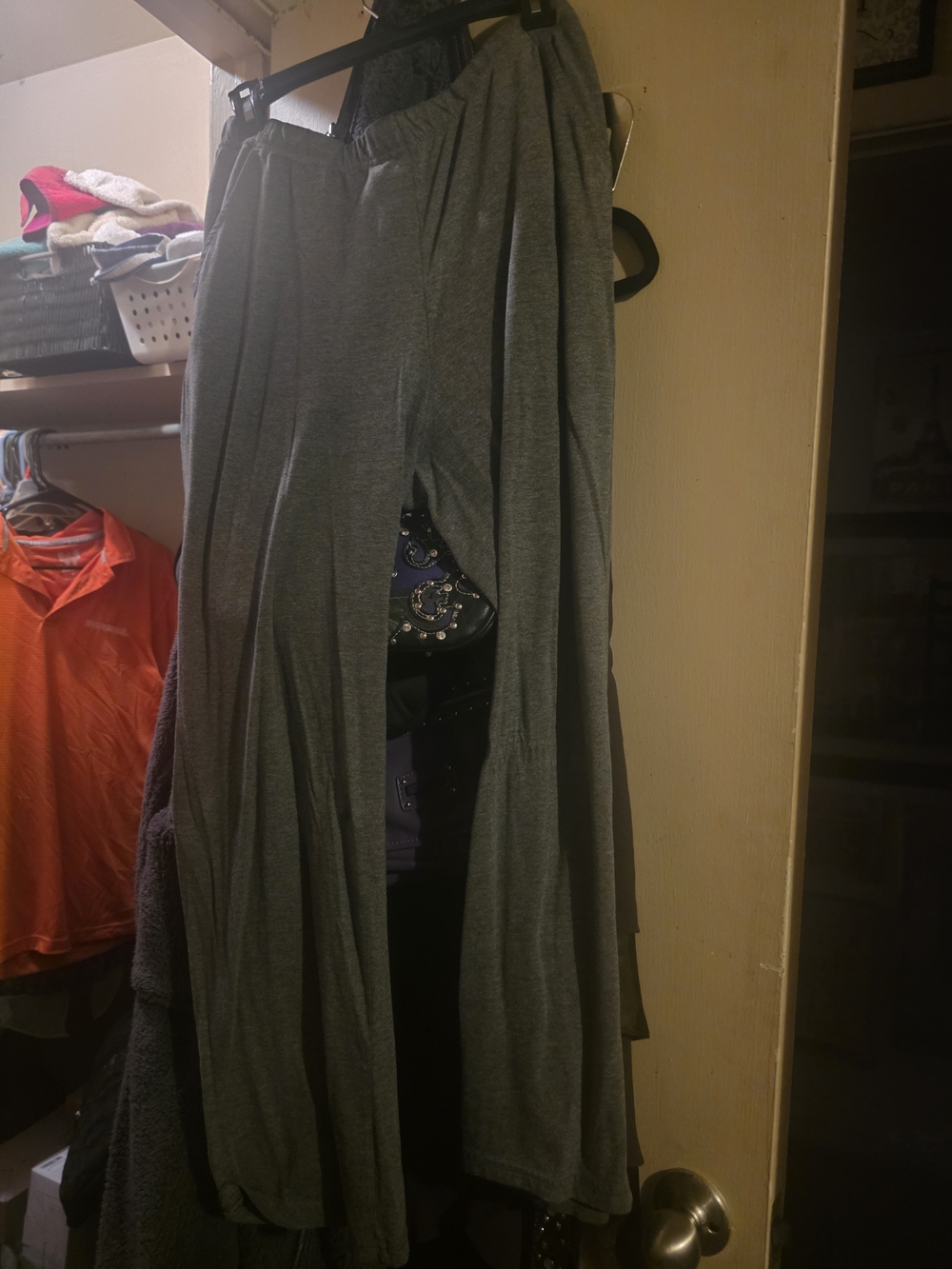 Lightweight Gray Womans Stretch Pants